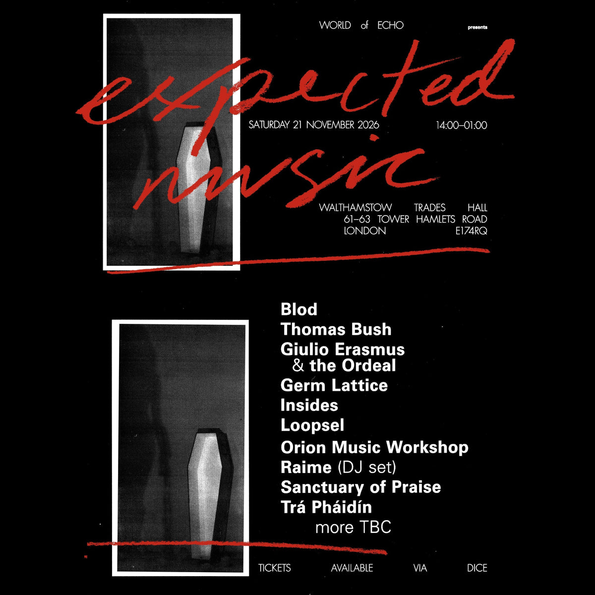 邦楽 G.I.O.N. Echoes of Our Minds Pt. 2 World of Echo presents Expected Music 2.0 - Saturday 21st