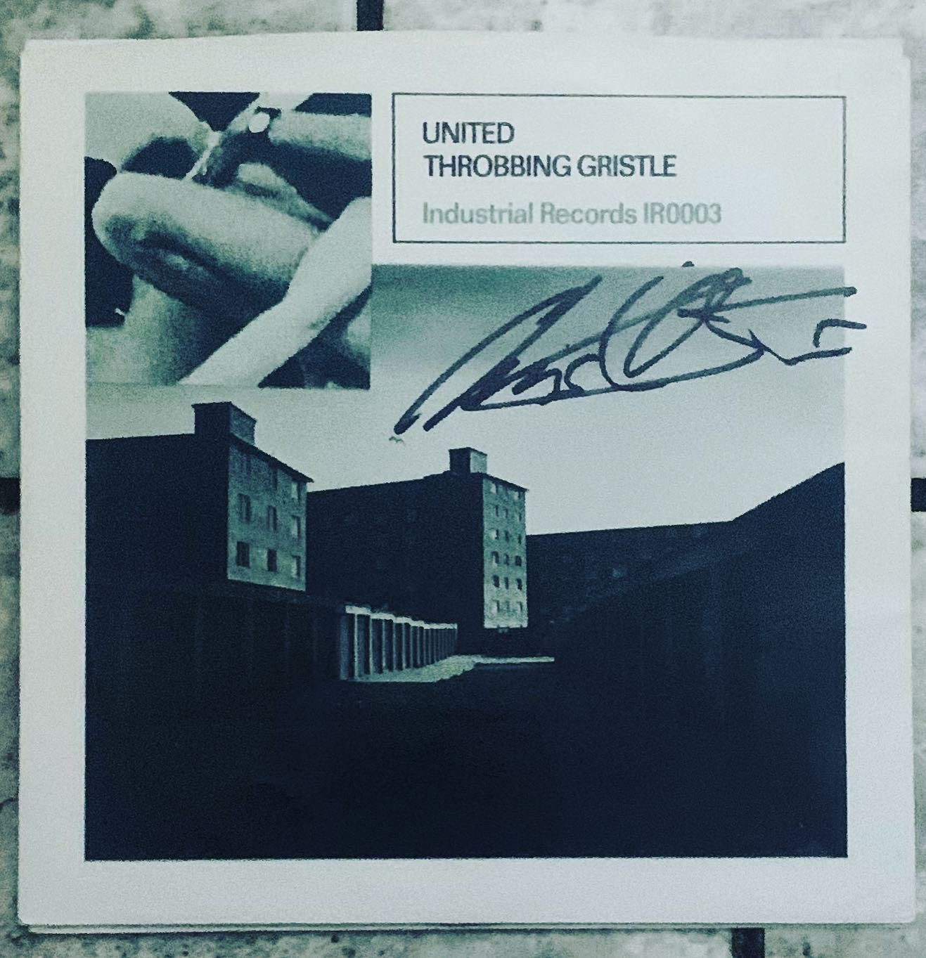 Throbbing Gristle - United/Zyklon B Zombie - SIGNED